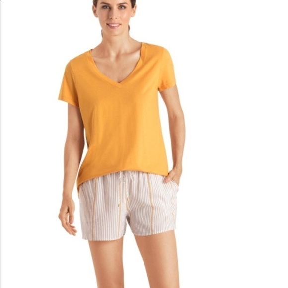 Hanro Tops - HANRO Sleep and Lounge Short Sleeve Shirt